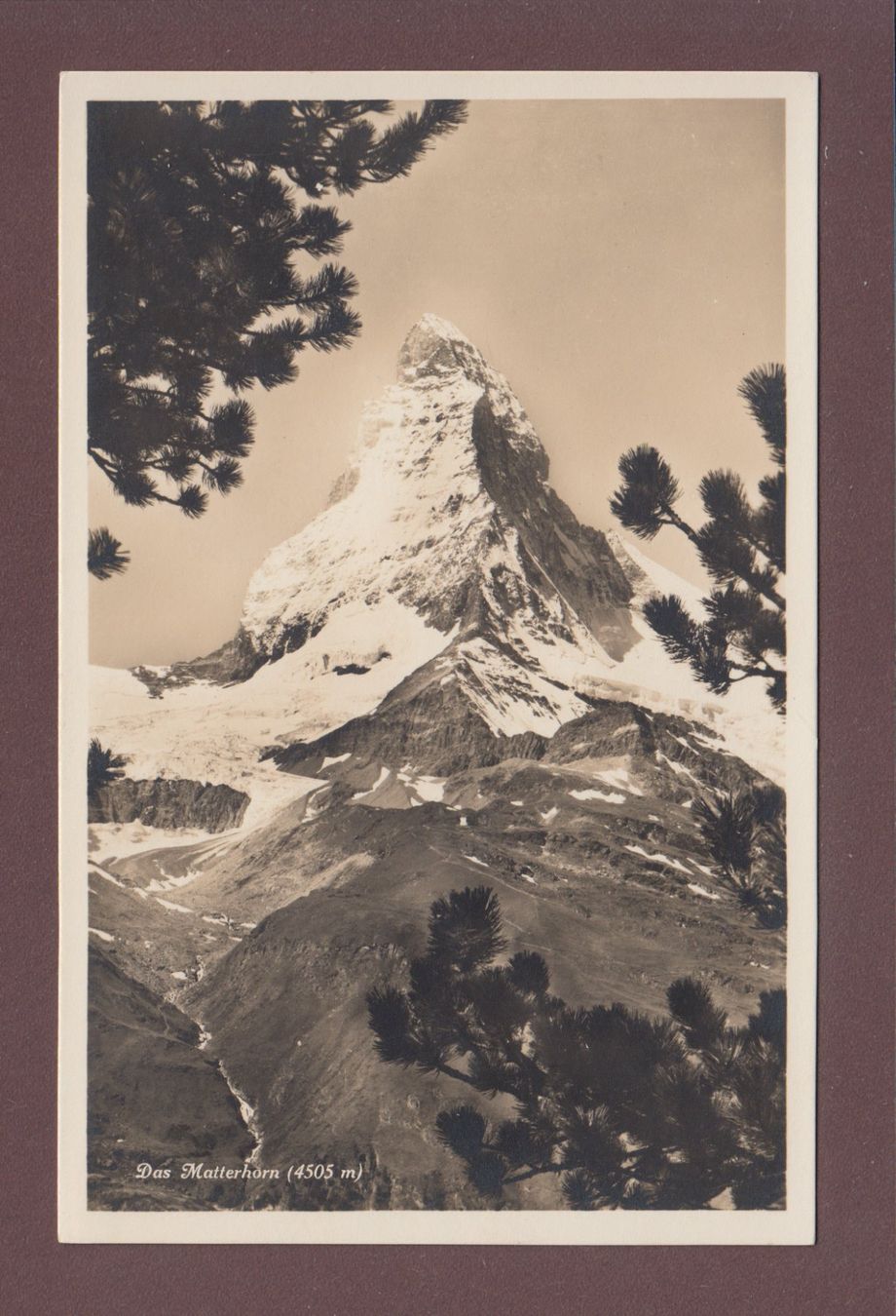Cartoline postali: MATTERHORN - CERVIN – Usato da Pully venduto da nicecards