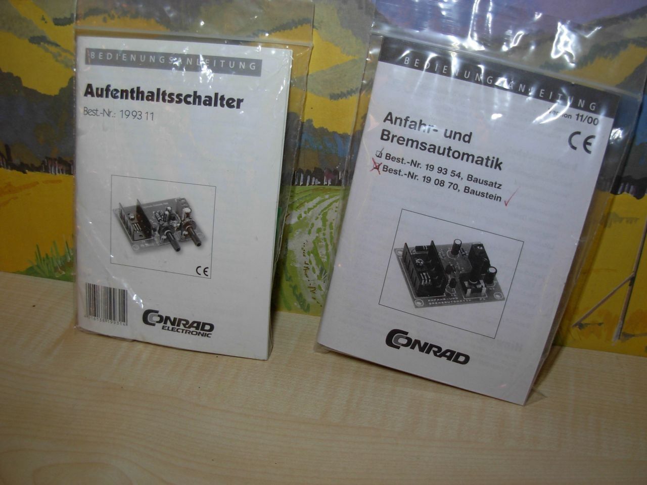 Modelleisenbahnen: N: 2 x Fertigbausteine – Neu (gemäss Beschreibung) aus Oberrieden von Hobbyschiff