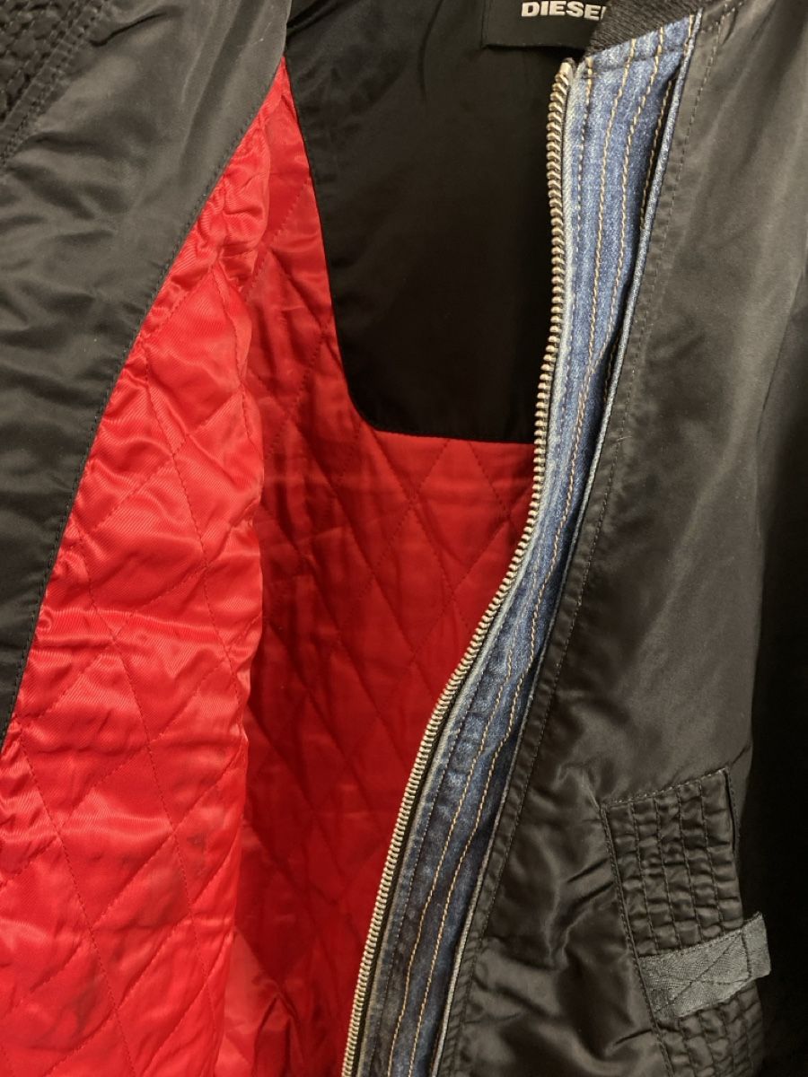 Diesel Giacche: Diesel Bomber Jacket, Black, Size S – Usato da Buttikon SZ venduto da Maxwelltime 2