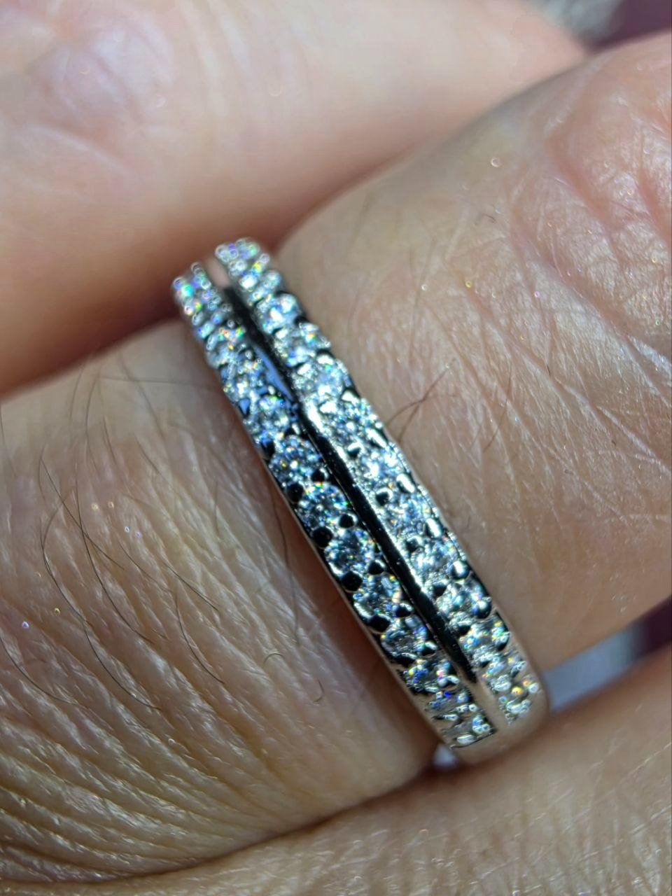 Bagues: Bague argent avec diamants de moissanite certifiés GRA – Neuf avec emballage d'origine à Reconvilier par Tsma67 1