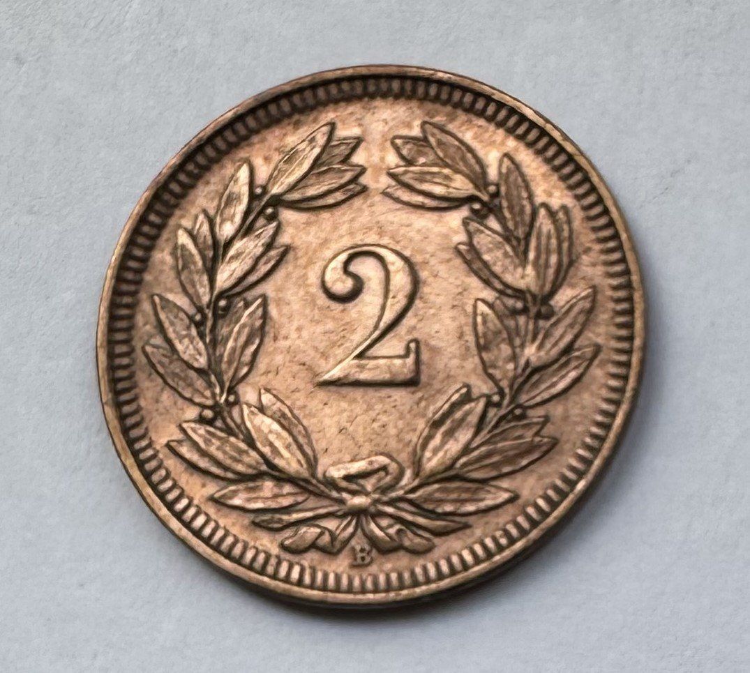 Tutti le monete: 1904 2 Rappen -unz – Usato da Kirchberg SG venduto da Helveticus00 1