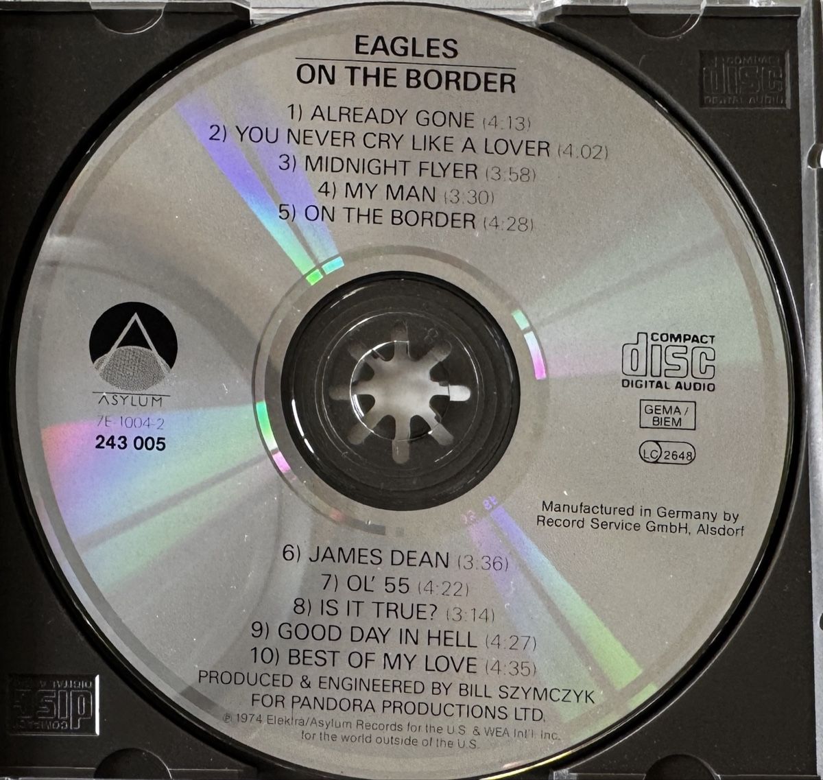 CDs: CD Eagles - On The Border – Gebraucht aus Zürich von tomakomai 2