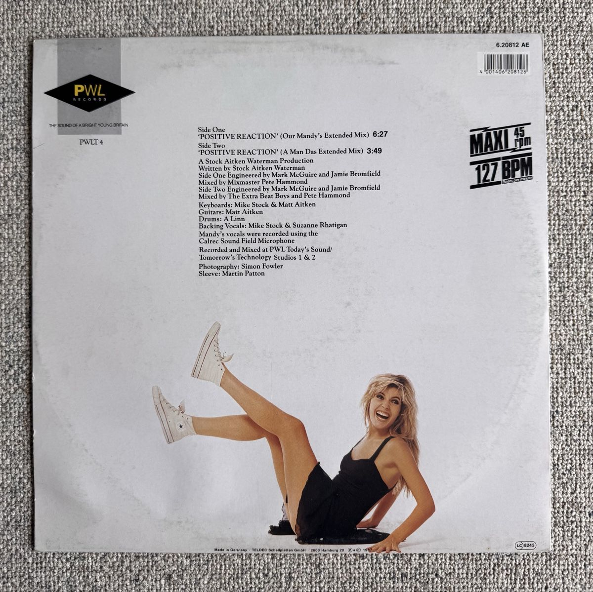 Dischi in vinile: Mandy -  Positive Reaction -12" Maxi - 80s – Usato da Rorbas venduto da BlackstarRecords 1