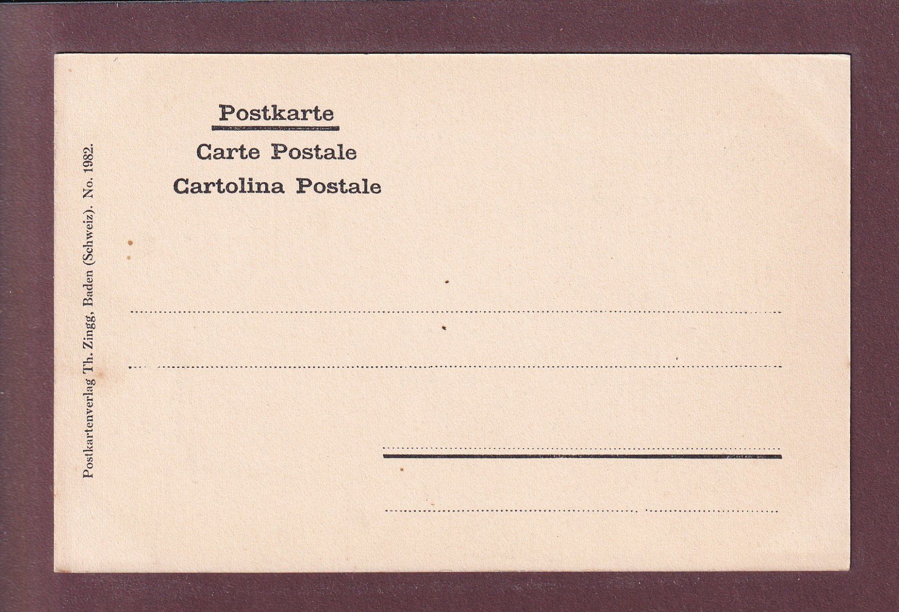 Cartes postales: RAPPERSWIL - Schlosseingang – D'occasion à Pully par nicecards 1