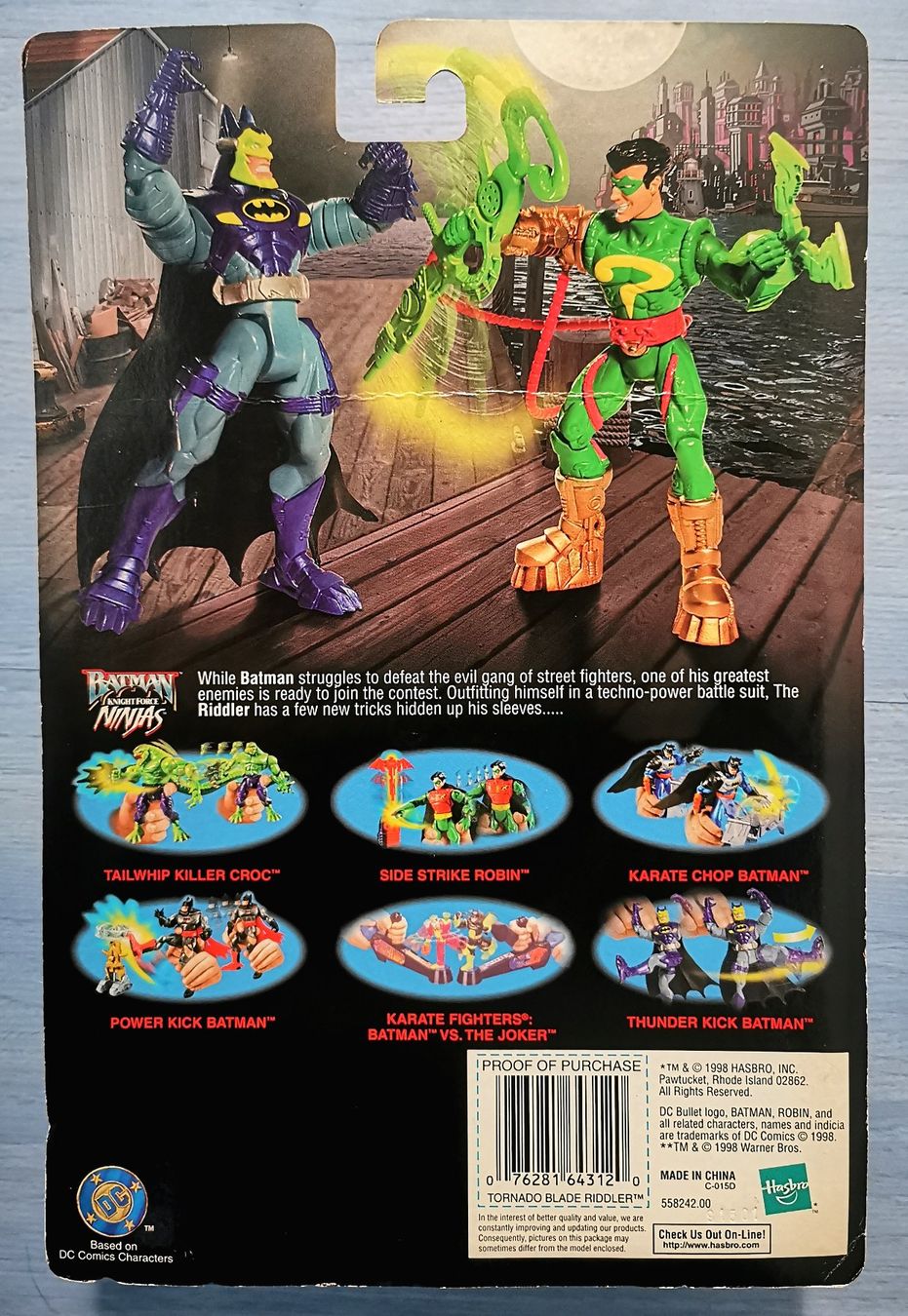 Hasbro Statuette: Tornado Blade Riddler 1998 Action Figur Batman Kenner Hasbro – Nuovo e nell'imballaggio originale da Rorschach venduto da Actionvintage789 1