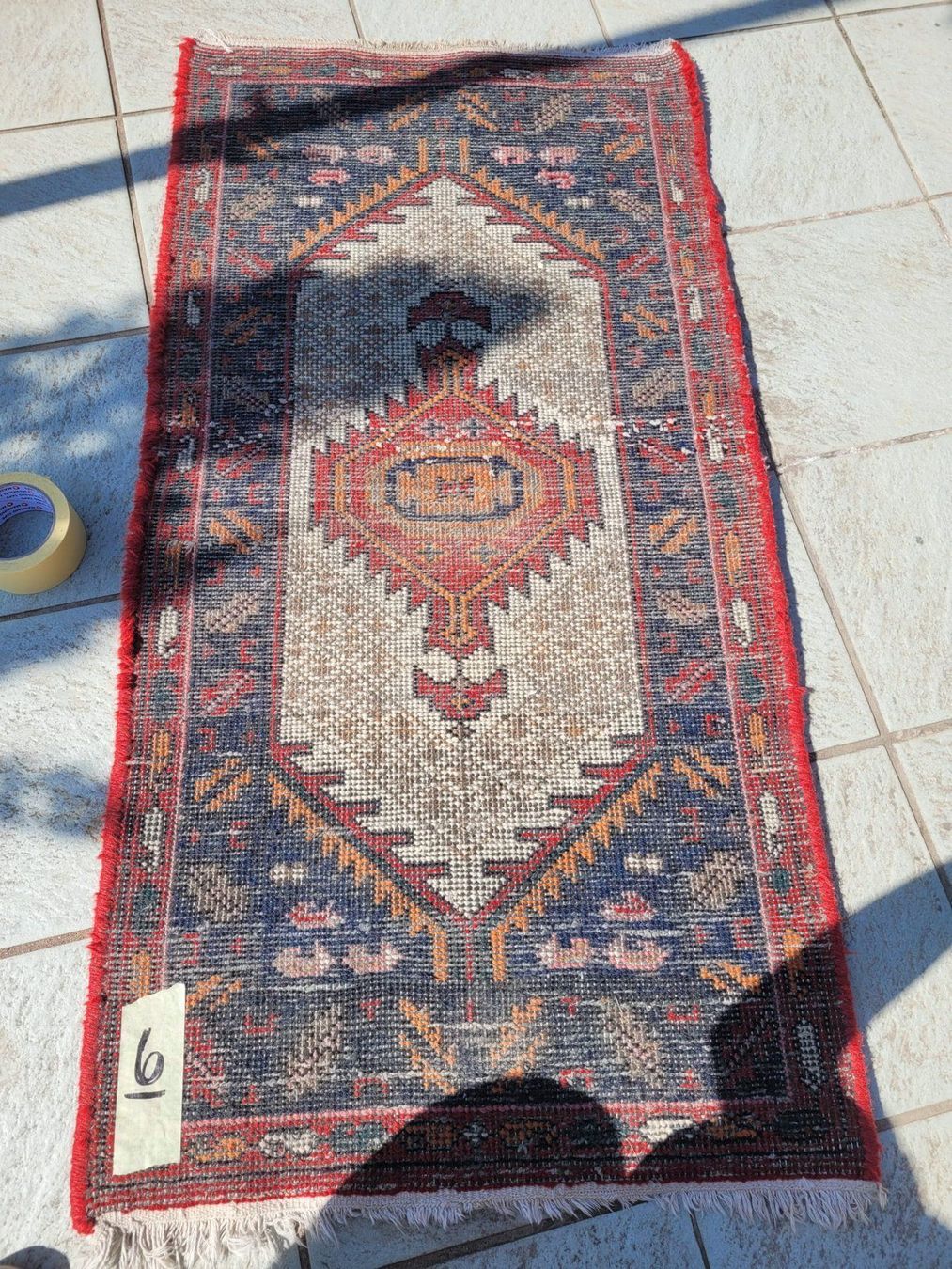 Teppiche: Orientalischer älterer Läufer ca. 123 x 63 cm – Gebraucht aus Rüschegg-Heubach von Ofen111 1