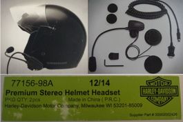 Harley Davidson Premium Stereo Headset Kit (1 Paar)