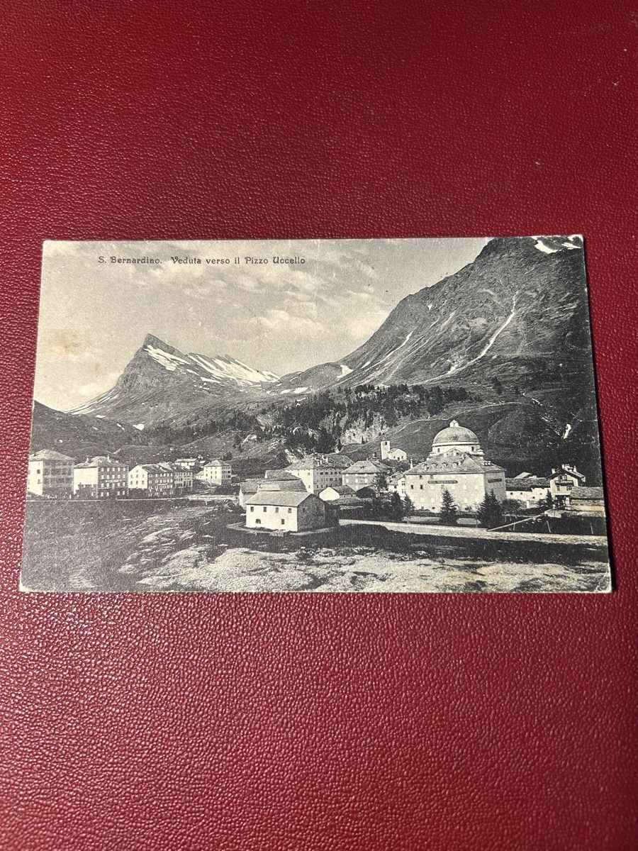 Cartoline postali: San Bernardino 1907 – Usato da Breganzona venduto da Milesbo