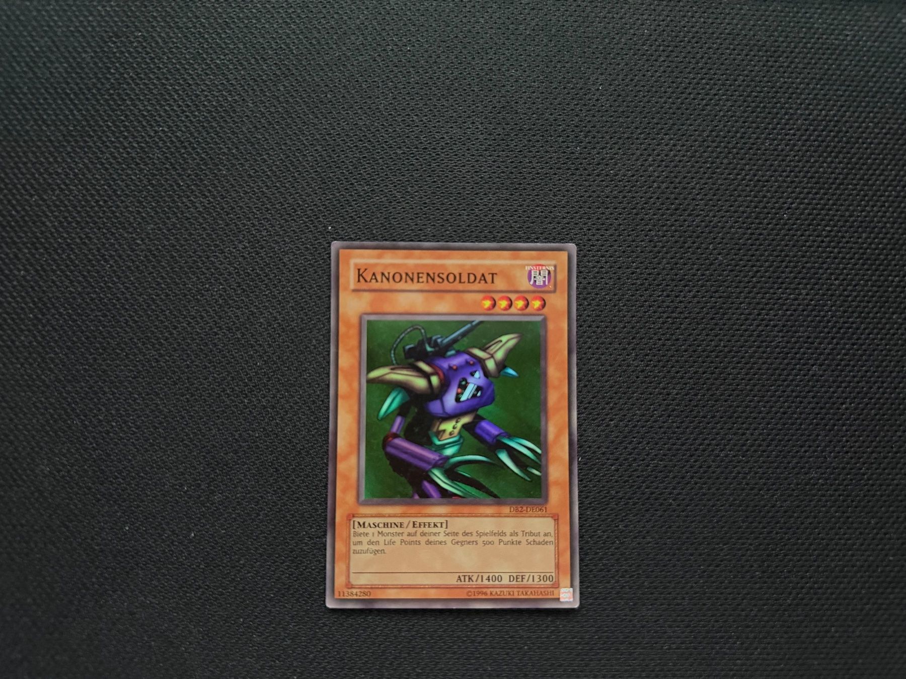 Yugioh Sammelbilder & Trading cards: Kanonensoldat - DB2-DE061 – Gebraucht aus Zürich von mountainwizard00