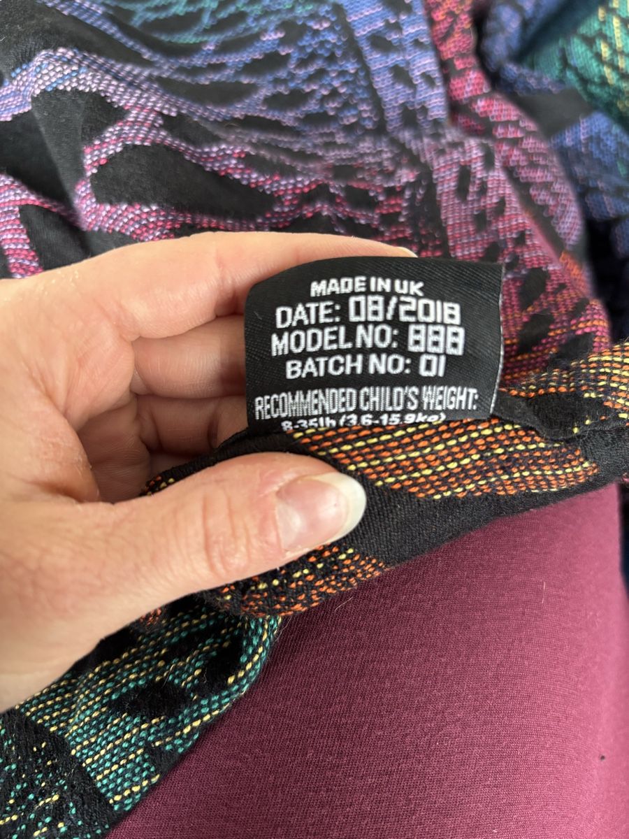 Bauch- & Rückentragen: Babytragetuch Marke: Baje Slings – Neu (gemäss Beschreibung) aus Emmen von H.Bettina 6