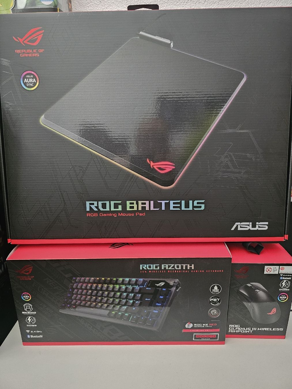 Asus Tastaturen: Asus ROG set geöffnet nie Benutzt – Neu (gemäss Beschreibung) aus Wauwil von DeLaxx_