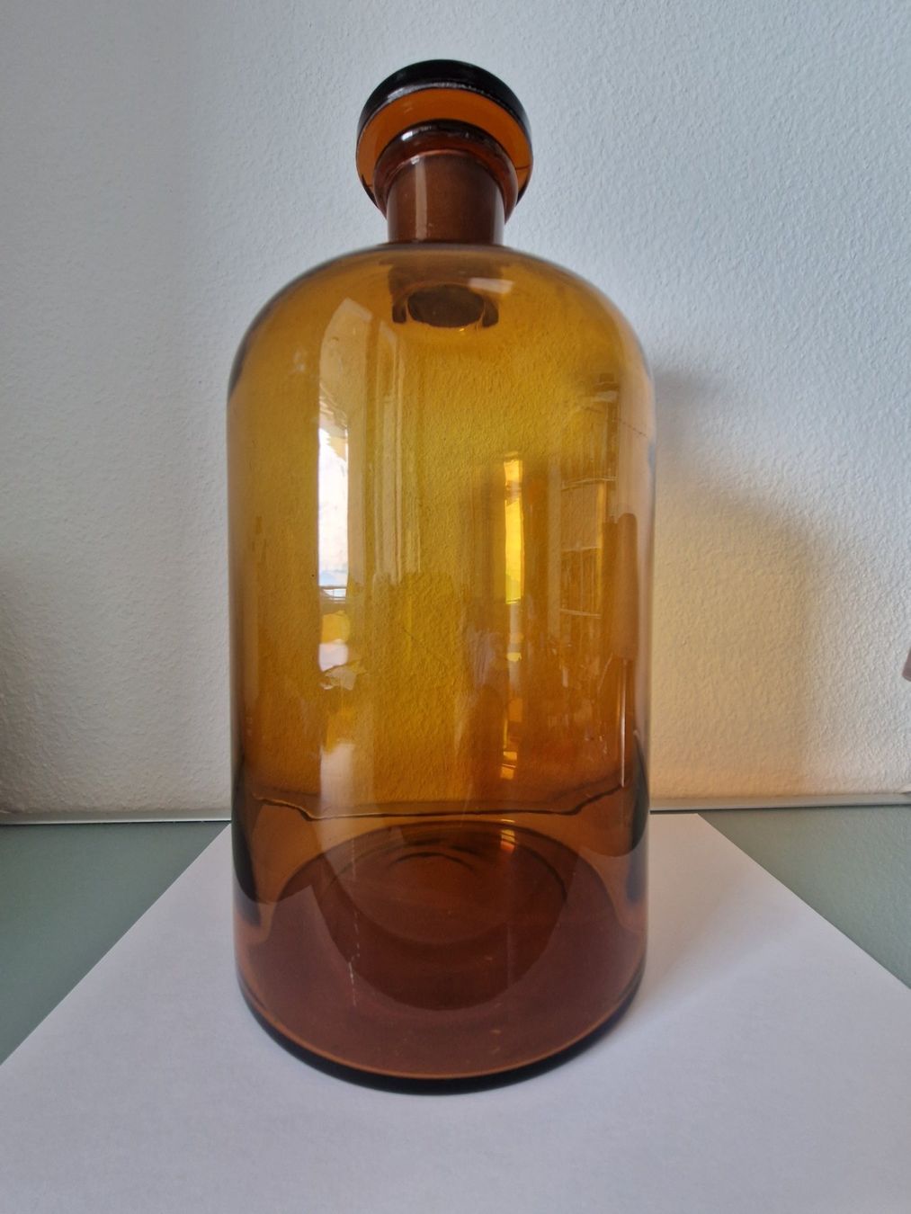 Laborzubehör: Sehr große alte Apothekenflasche 34cm – Gebraucht aus La Croix (Lutry) von Lecollectioneur 1
