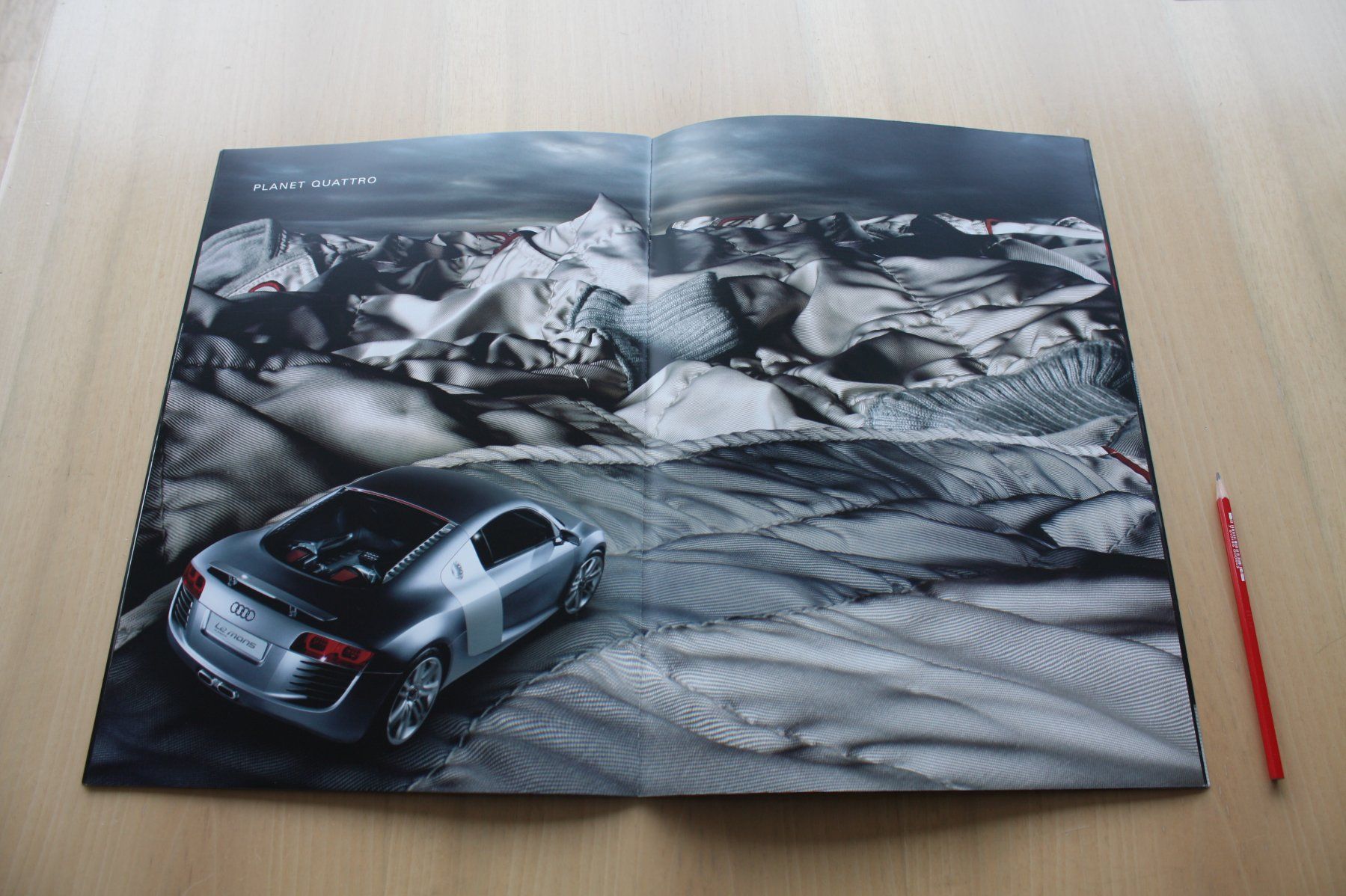 Audi Dokumente: Audi R8 Le Mans Quattro Grossformat Prospekt 9/2003 – Gebraucht aus Wikon von erwin400 5