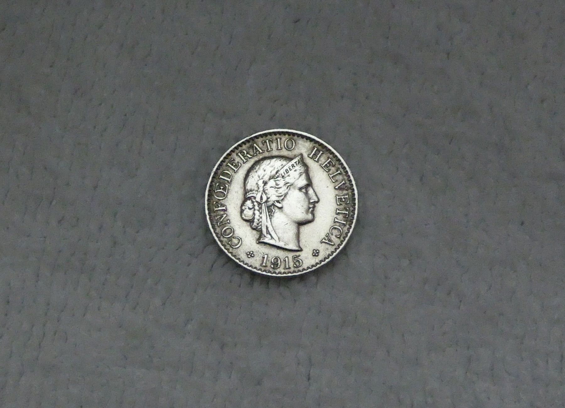 Tutti le monete: 5 centimes/rappen 1915 – Usato da Nyon venduto da Ilmi09