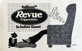 Revue Cigaretten - Alte Werbung / Publicité 1913