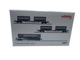 NEUWARE! Märklin 47071 H0 Containerwagen-Set "Winner"