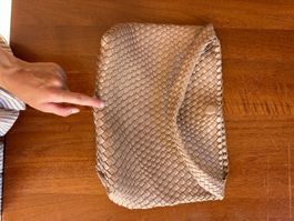 Tasche geflochten beige