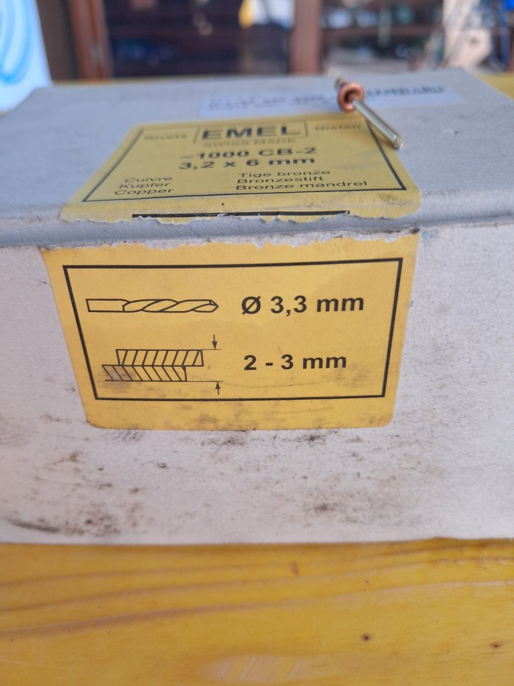 Ferramenta: Rivets Cuivre – Usato da les brenets venduto da Laguille 1