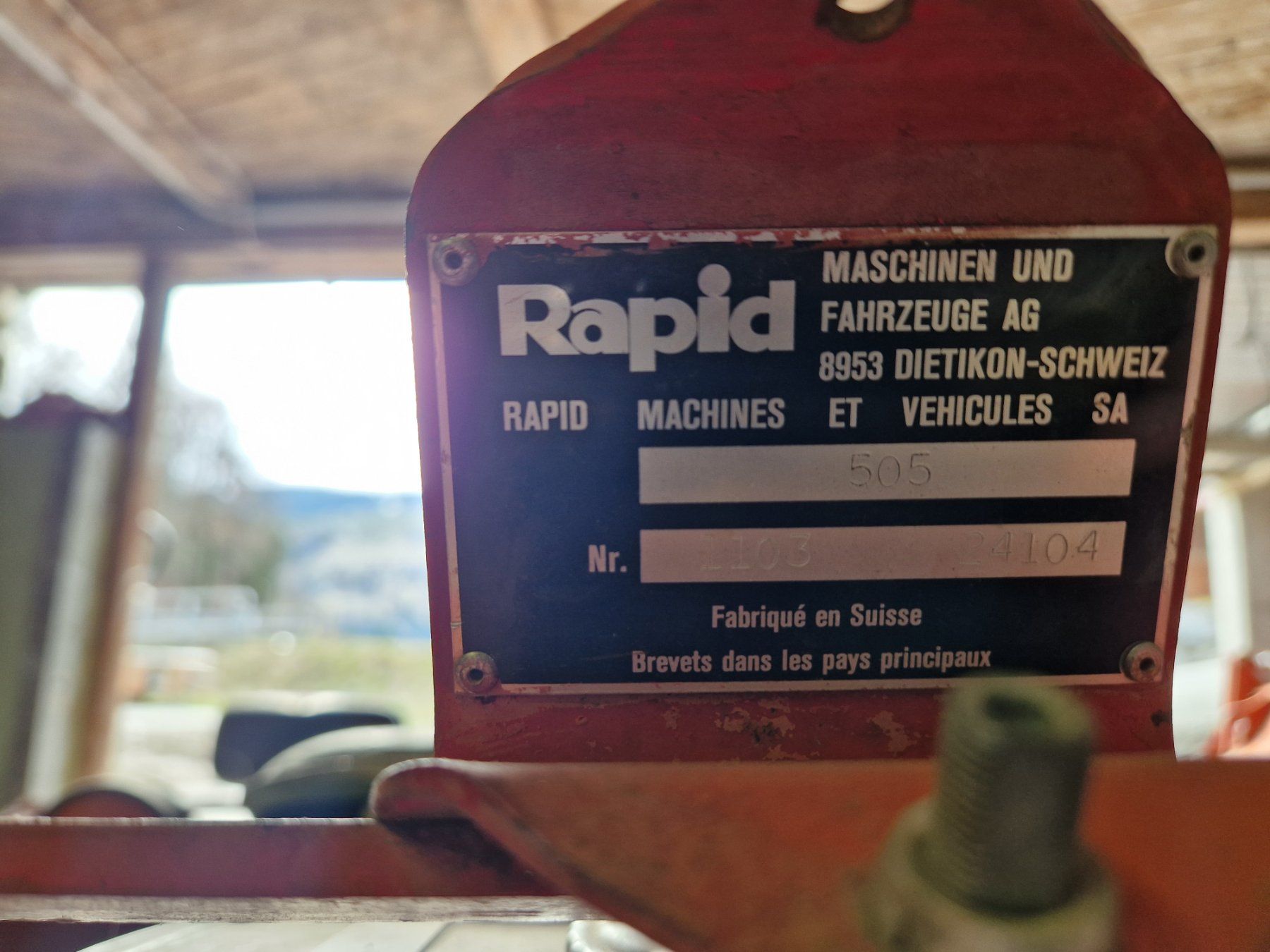 Rapid Tutte le macchine: Motormäher Rapid 505 mit Eingraser – Usato da Pratval venduto da M.D._Mueller 2