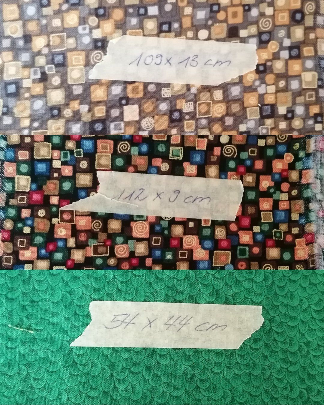 Tessuti: Patchwork Stoff 10stk verschiedene Grössen (nr.137) – Nuovo (secondo la descrizione) da Bettlach venduto da Anschyellie 3