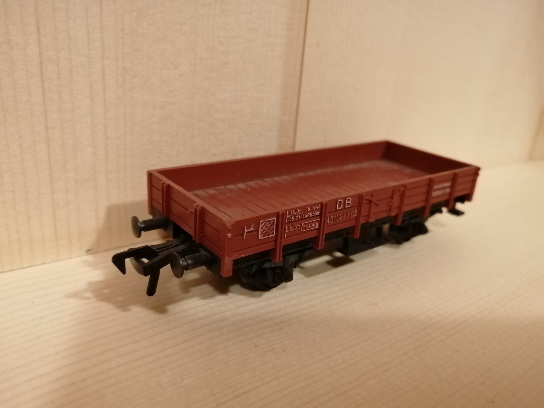Fleischmann Modelleisenbahnen: Fleischmann HO DC : DB wagon plat à 2 essieux – Gebraucht aus Buttes von Cafe2005 5