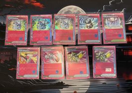 Lot de 9 cartes Pokémon NM