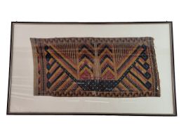 Sumatra Stoffbild 18.Jh. "Schiffe"