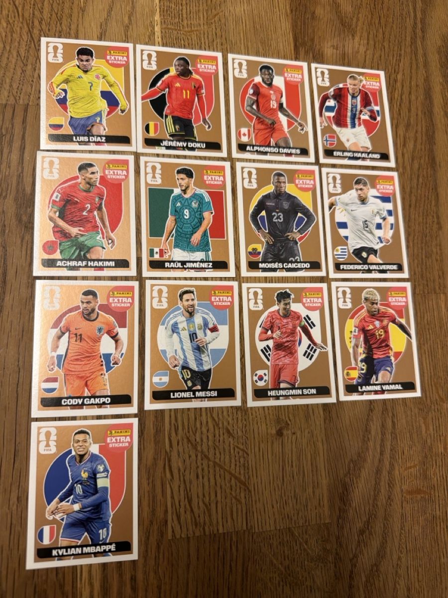 Panini Carte collezionabili: 13 Bronze Extra Sticker rare panini 2026 – Nuovo (secondo la descrizione) da Basel venduto da samuelfr