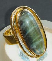 Vintage Opal Gelbgold Ring