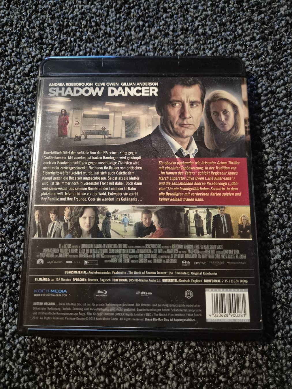 Tous les DVDs: Shadow Dancer Blu-ray – D'occasion à Ruswil par jan_bxl5 1