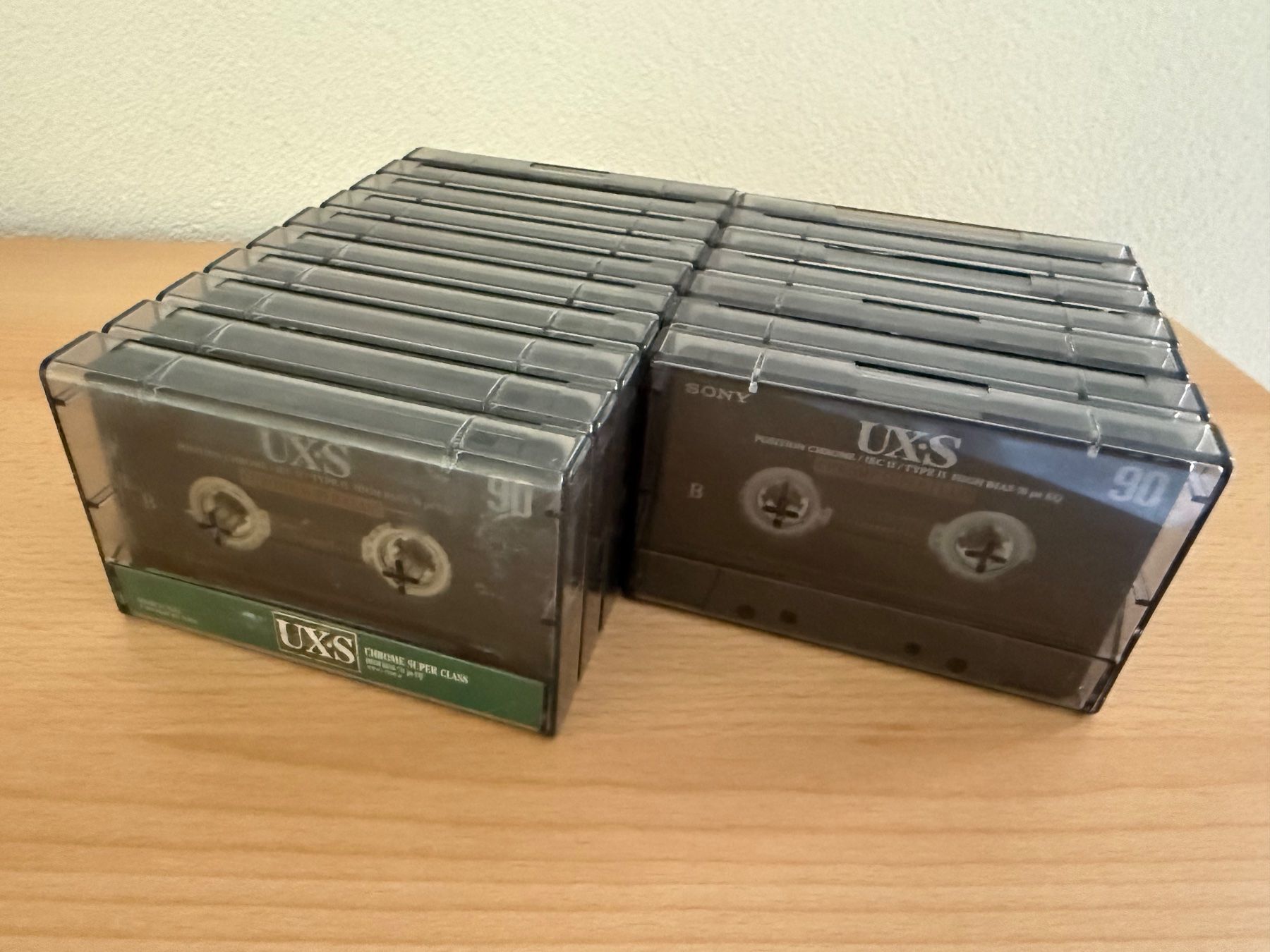 Musicassette: Sony UX-S 90 Chrome Super Class, 17 Stück, einmal bespielt – Usato da Unterterzen venduto da Andy_8882