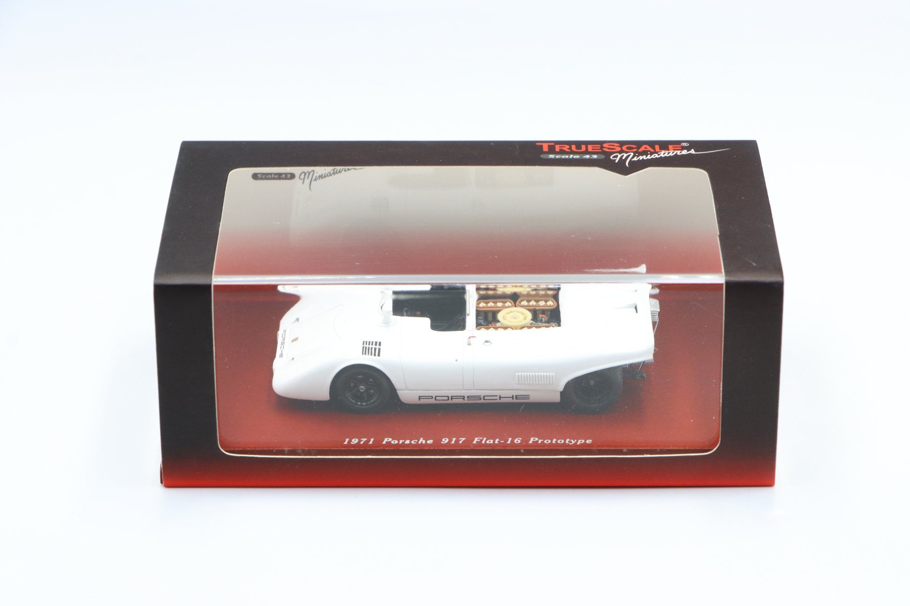 Porsche Modellini d'auto: Porsche 917 Flat-16 Prototype 1971 1:43 True Scale – Nuovo e nell'imballaggio originale da Bühl b.Aarberg venduto da modelldiecast 1
