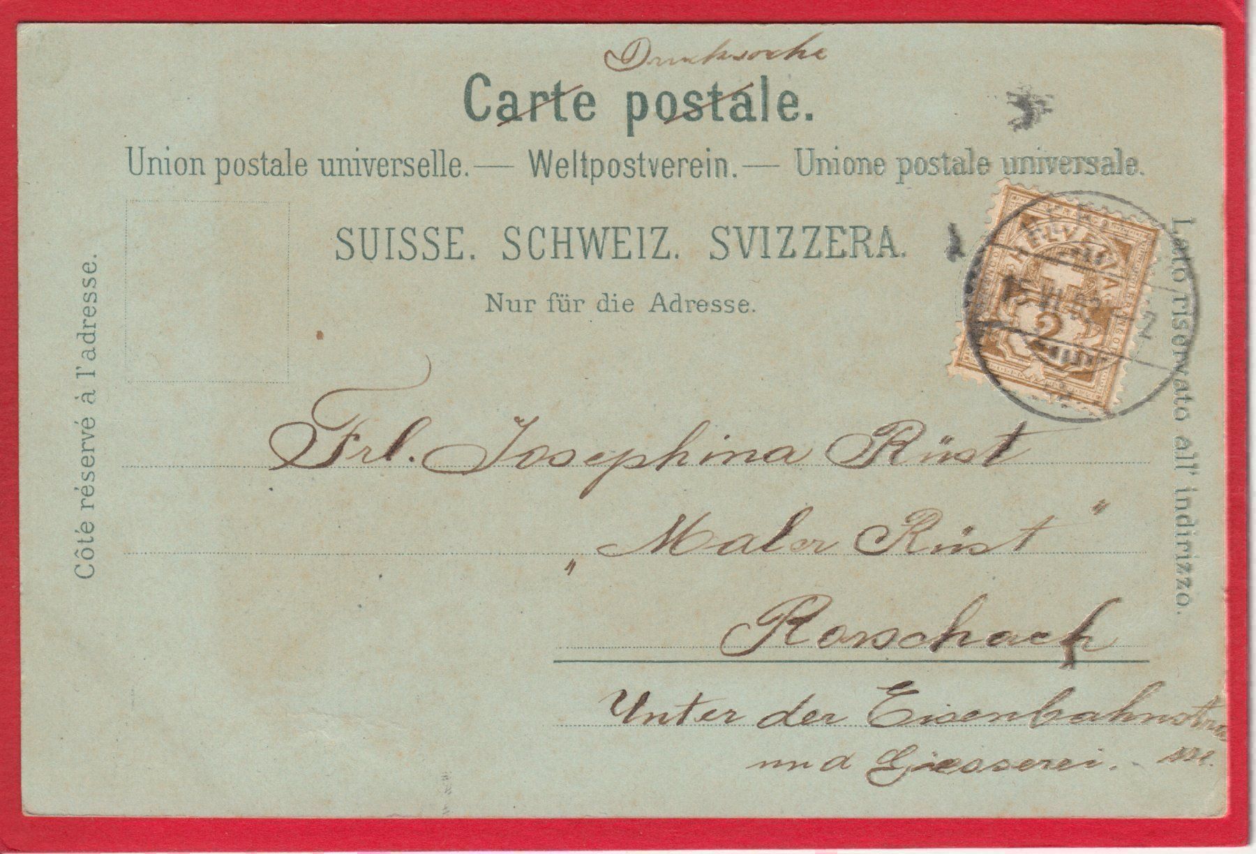 Cartoline postali: AK HERISAU MONDSCHEINLITHO – Usato da Grüningen venduto da Kartensammler 1