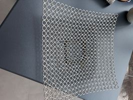 Metal Schale, Silberne Farbe, Dekoration, Früchte usw.