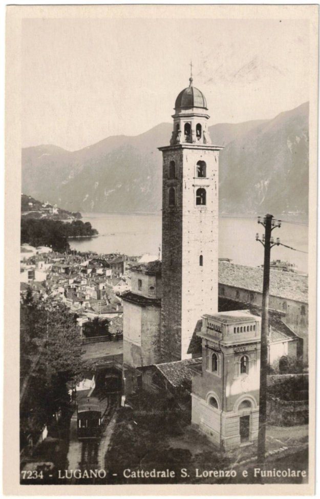 Cartoline postali: Lugano - Standseilbahn Stazione – Usato da Binningen venduto da Mountainrider