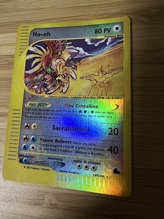 Carte collezionabili: Ho-oh reverse holo skyridge – Usato da Tenero venduto da Alex_Guillermo_Brito 3