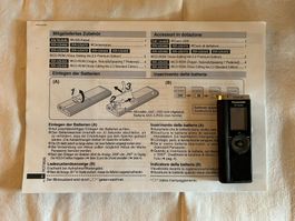 Panasonic RR-US490 Recorder Zoom Mic
