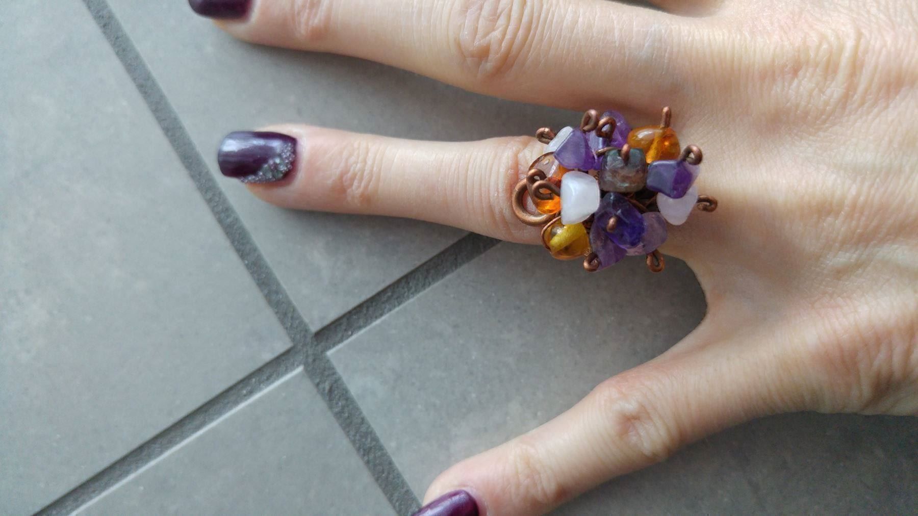 Ringe: Handgemacht ring mit echte steine – Gebraucht aus bellinzona von zeus6535 4