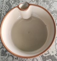 Rahm - Nidel - Schale Keramik beige / braun. Ø 24cm Antike