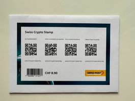 10x Swiss Crypto Stamps 1.0 Ungeöffnet
