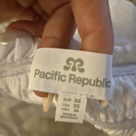 Rock Pacific Republic weiss kurz Grösse XS Zustand gut