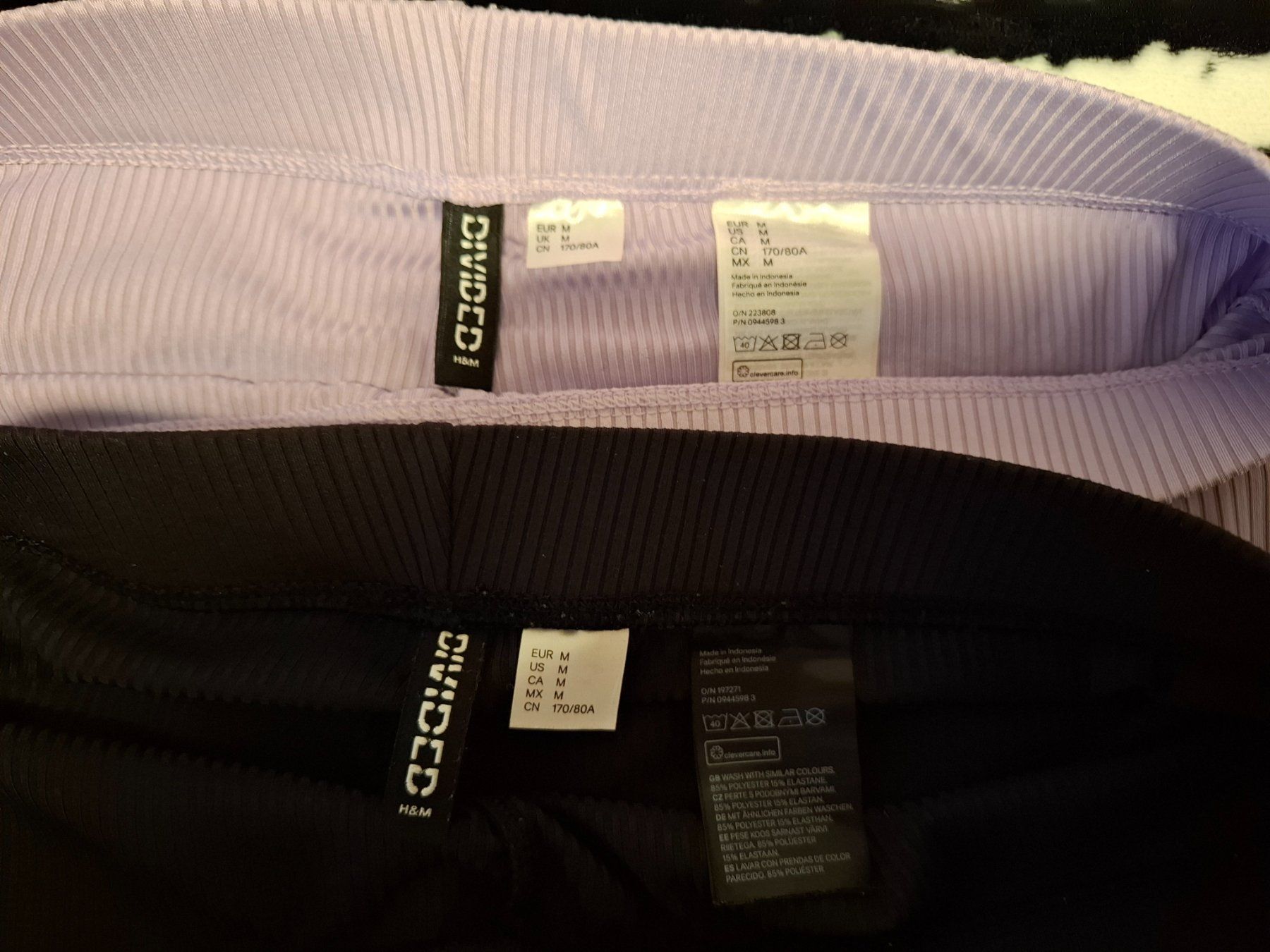 H&M Pantalons: 2x Gerippte leichte Hosen gr.M – Neuf (Voir description) à Oberurnen par rotty80 3