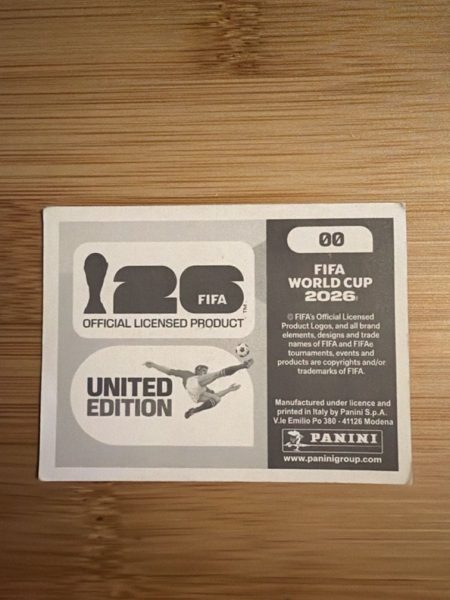 Panini Sammelbilder & Trading cards: Panini Sticker 00 - World Cup 2026 – Gebraucht aus Hombrechtikon von sg8667 1