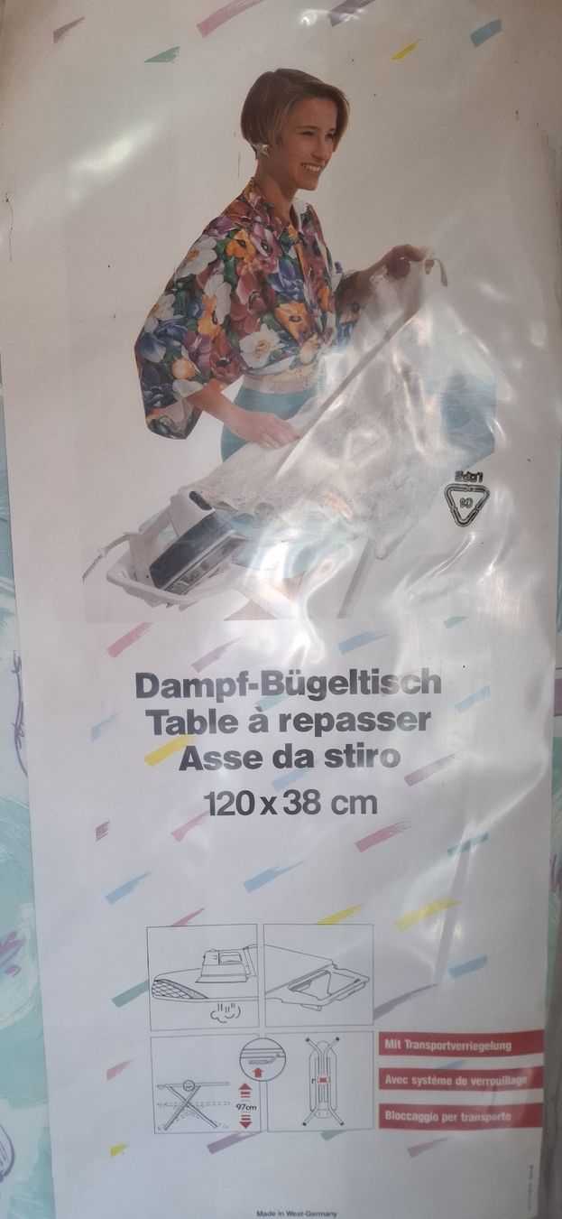 Bügelbretter: Dampfbügeltisch 120x38 cm noch verpackt – Neu (gemäss Beschreibung) aus Mellingen von lathei 1
