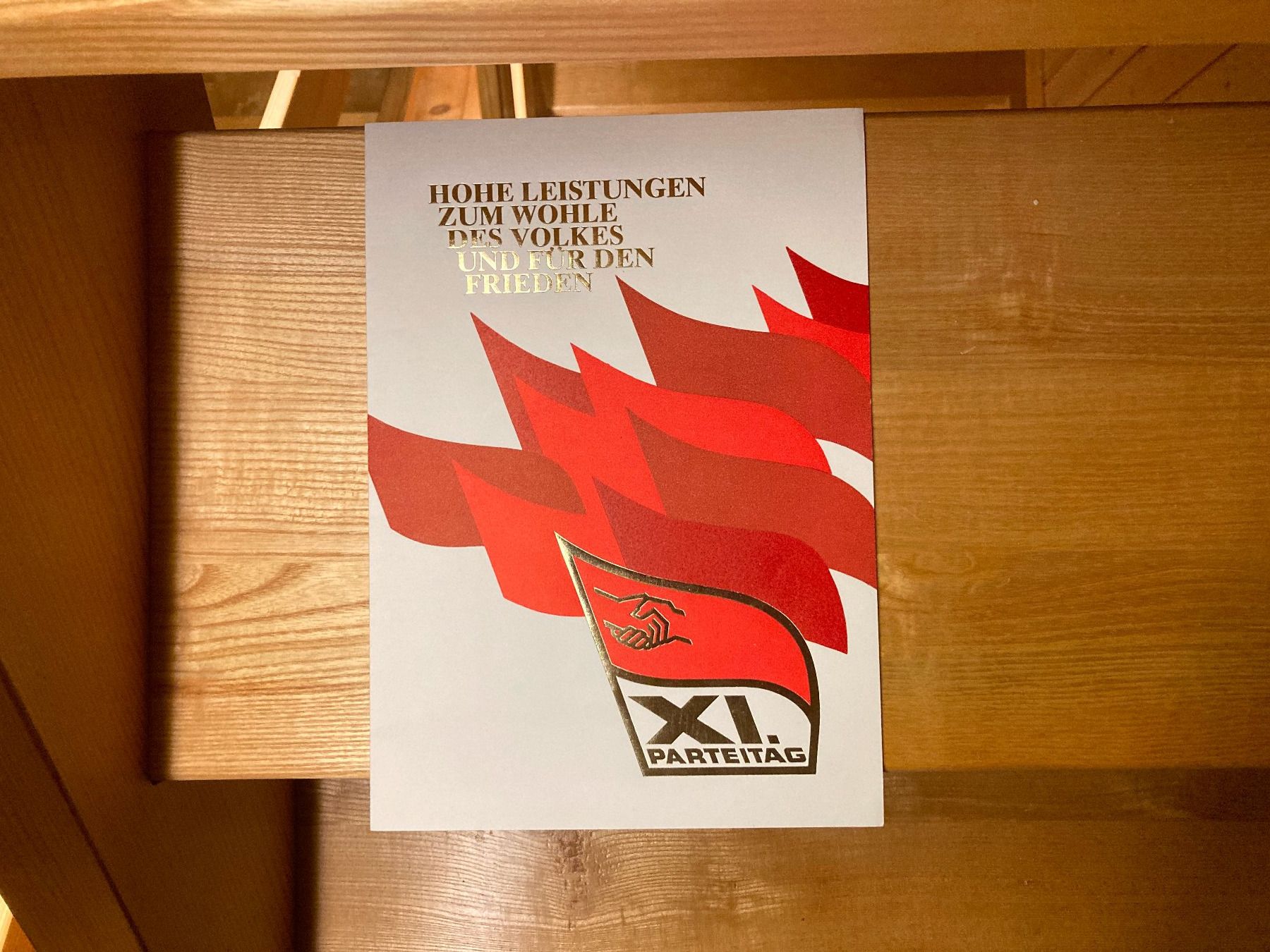 Alle Briefmarken: Briefmarken DDR, 11. Parteitag der SED – Neu und originalverpackt aus Lütisburg von wiesenpippau 3