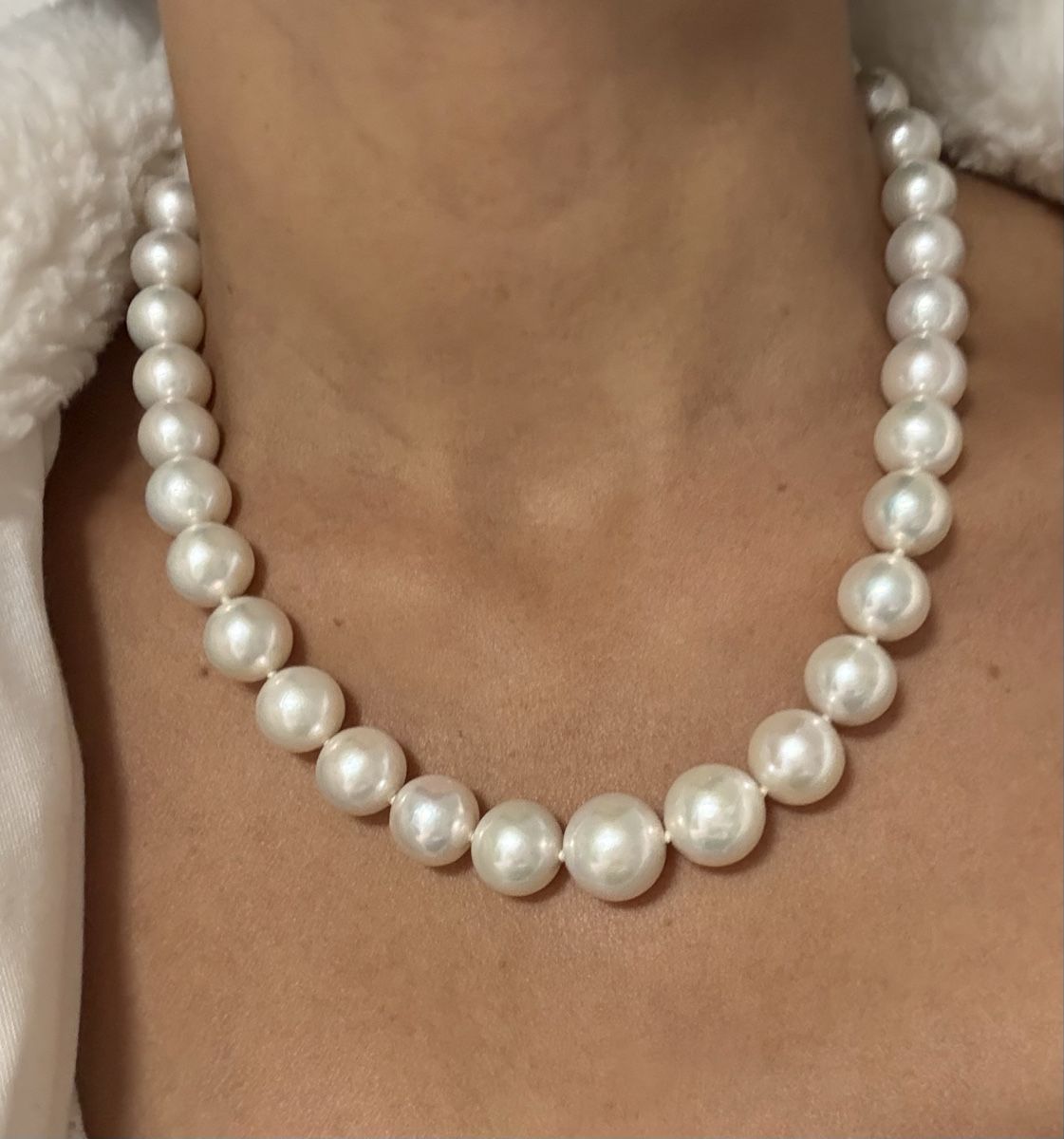Perles (synthétiques): Südsee Premium Perlen Kette – Neuf (Voir description) à Oberhof par RealStone