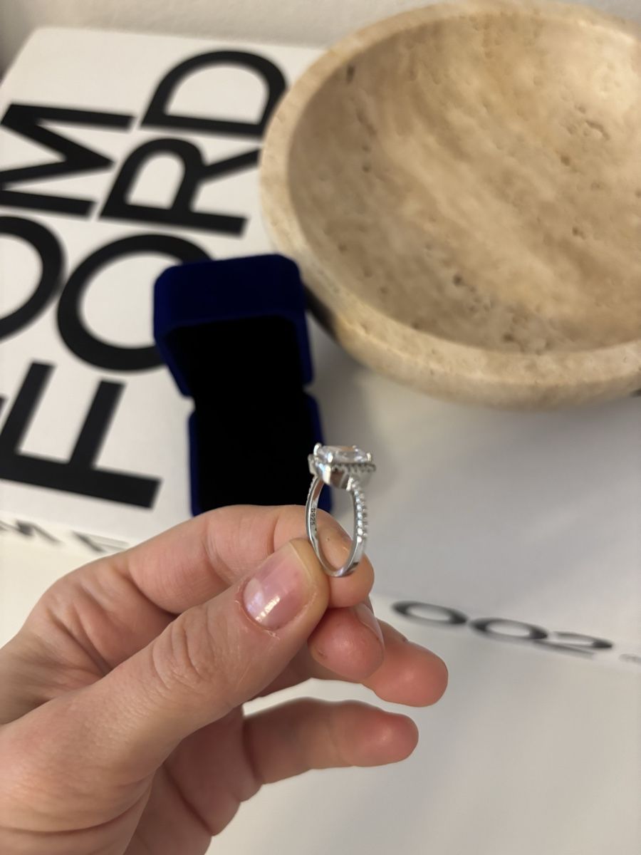 Anelli: Emerald Engagement Ring with Diamonds – Nuovo (secondo la descrizione) da Horgen venduto da lme_8kj7 1