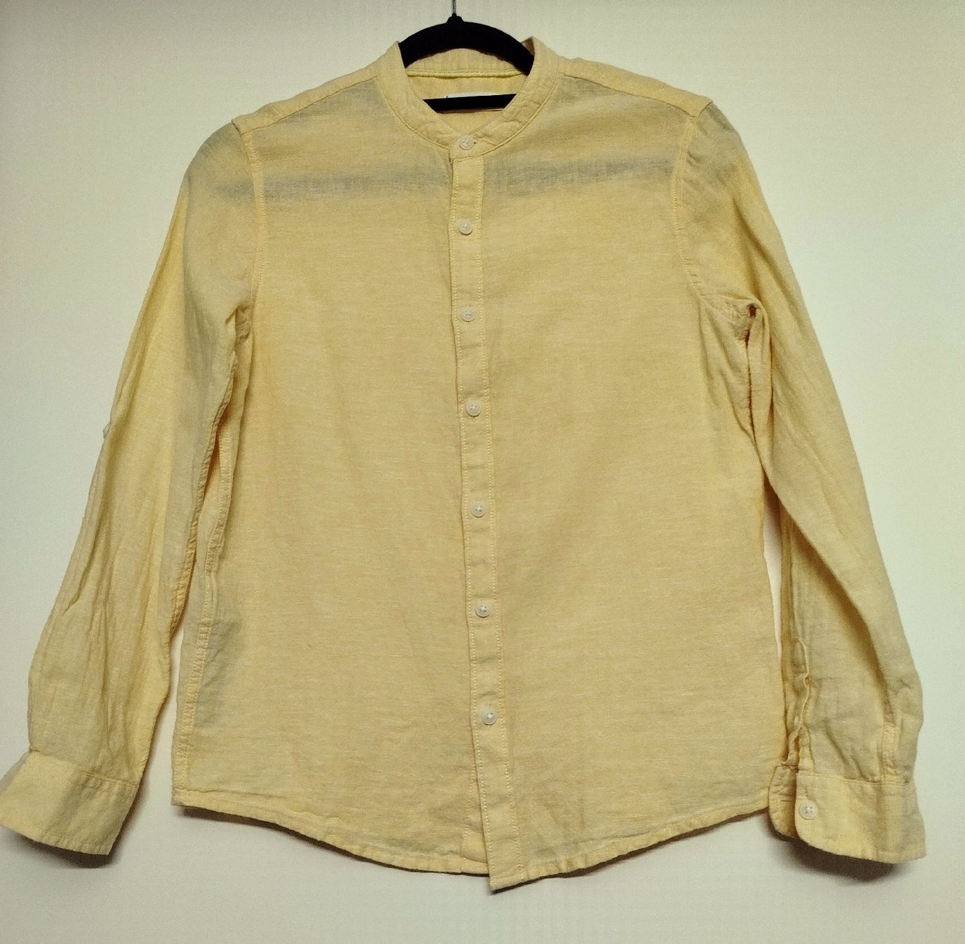 Mango Camicette, T-shirt & Top: Sonnengelbe Mango Leinenbluse 152 – Usato da Münchwilen AG venduto da Lillyfee08