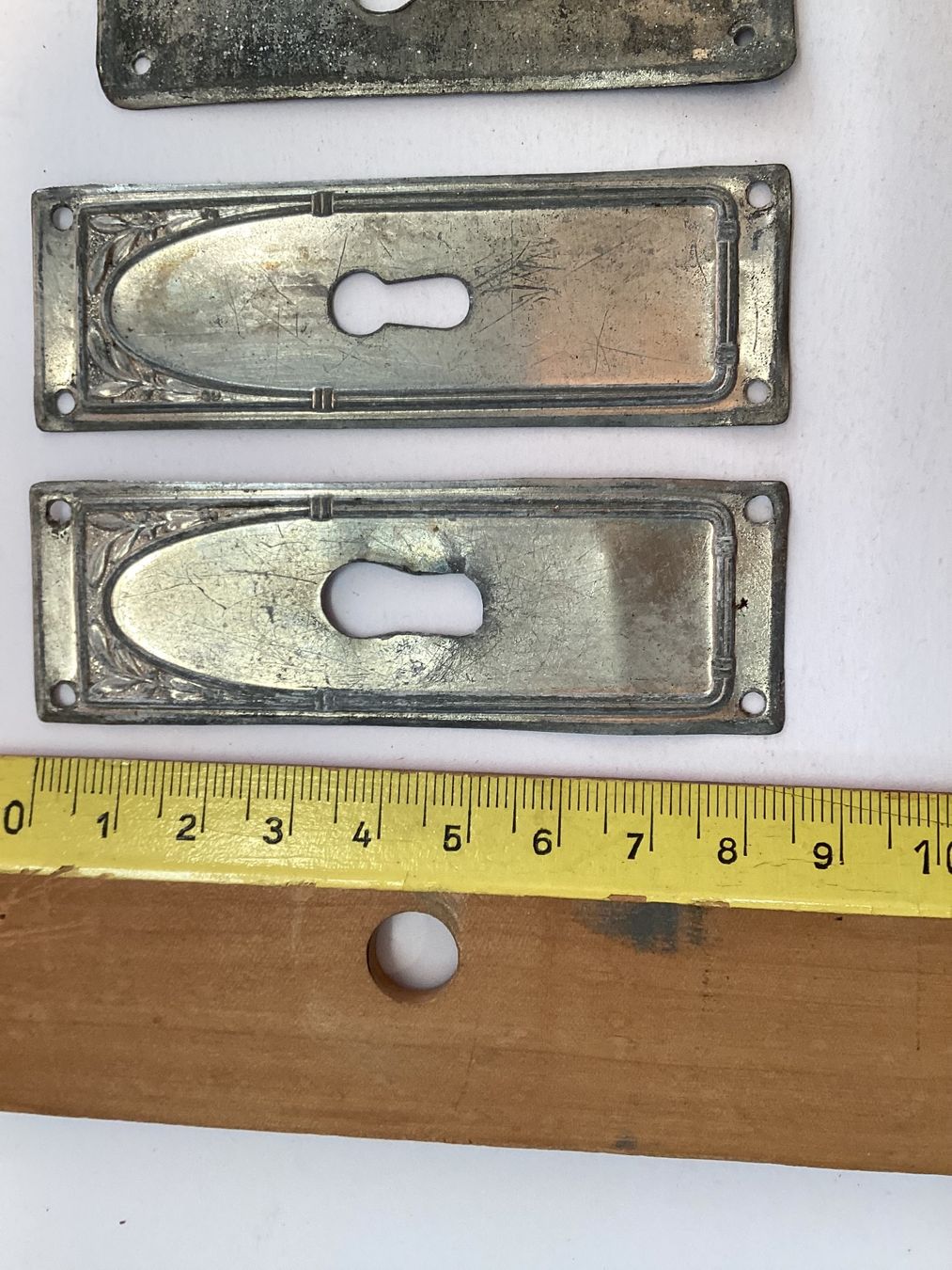 Ferramenta: 7 antike Türschilder Metall, Jugendstil, verschiedene Grösse – Usato da Eglisau venduto da mar_5rn2 3