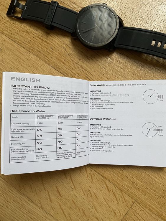 Diesel Orologi: DİESEL ARMBANDUHR – Nuovo (secondo la descrizione) da Zürich venduto da schneeflocke303 6